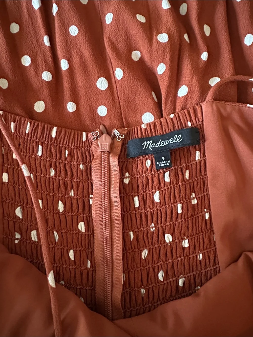 Madewell Ruched Wide-Leg Jumpsuit - Women Size 4 - Picture 9 of 9